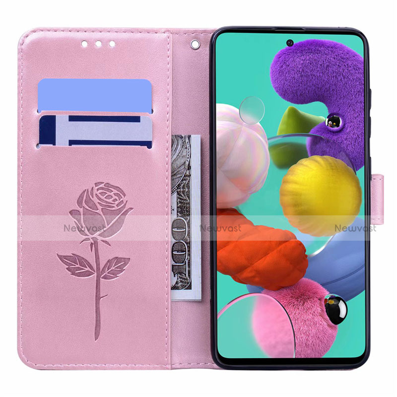 Leather Case Stands Flip Cover L17 Holder for Samsung Galaxy A51 5G