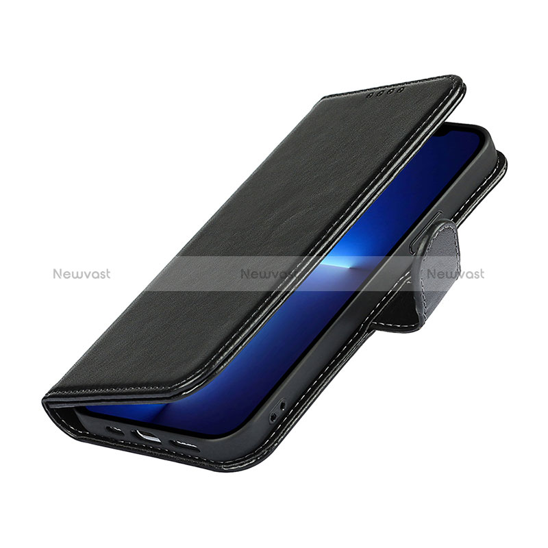 Leather Case Stands Flip Cover L19 Holder for Apple iPhone 14 Pro