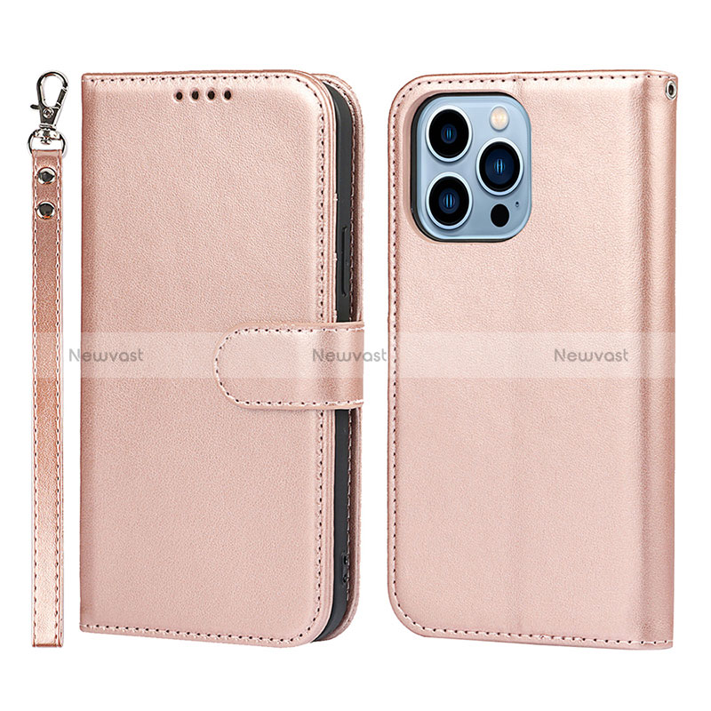 Leather Case Stands Flip Cover L19 Holder for Apple iPhone 14 Pro