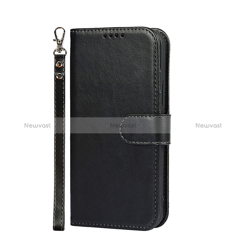 Leather Case Stands Flip Cover L19 Holder for Apple iPhone 15