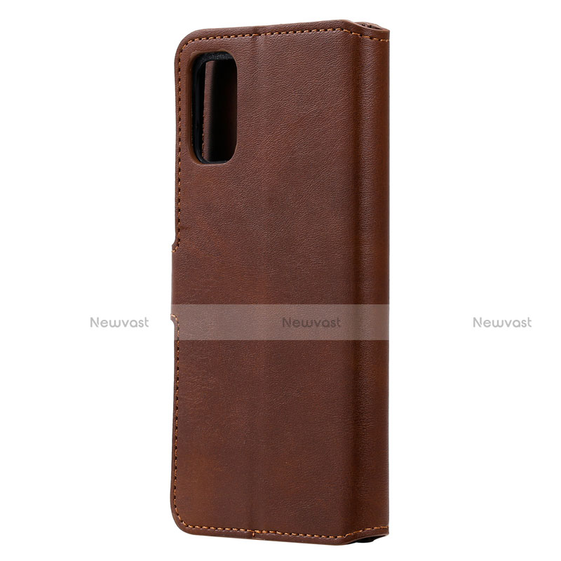 Leather Case Stands Flip Cover L19 Holder for Samsung Galaxy A41