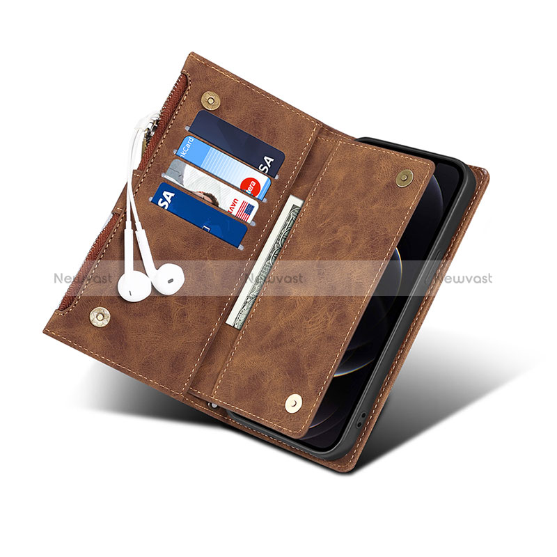 Leather Case Stands Flip Cover L20 Holder for Apple iPhone 14 Pro