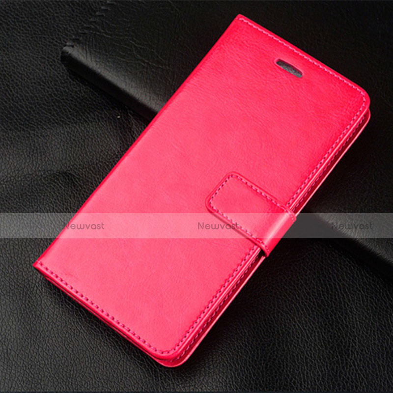 Leather Case Stands Flip Cover L20 Holder for Huawei Honor 30S Hot Pink