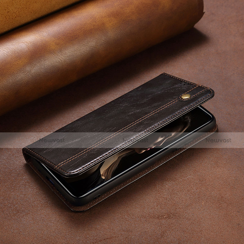 Leather Case Stands Flip Cover L23 Holder for Apple iPhone 15