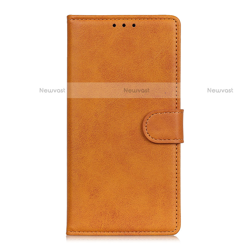 Leather Case Stands Flip Cover L26 Holder for Realme C11 Orange