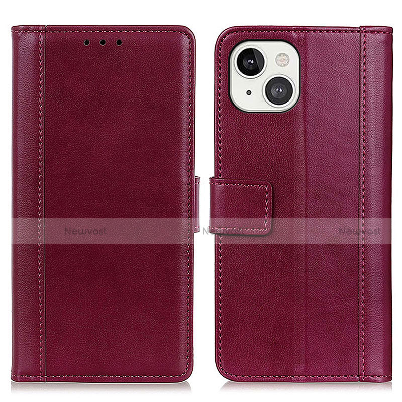 Leather Case Stands Flip Cover L28 Holder for Apple iPhone 13