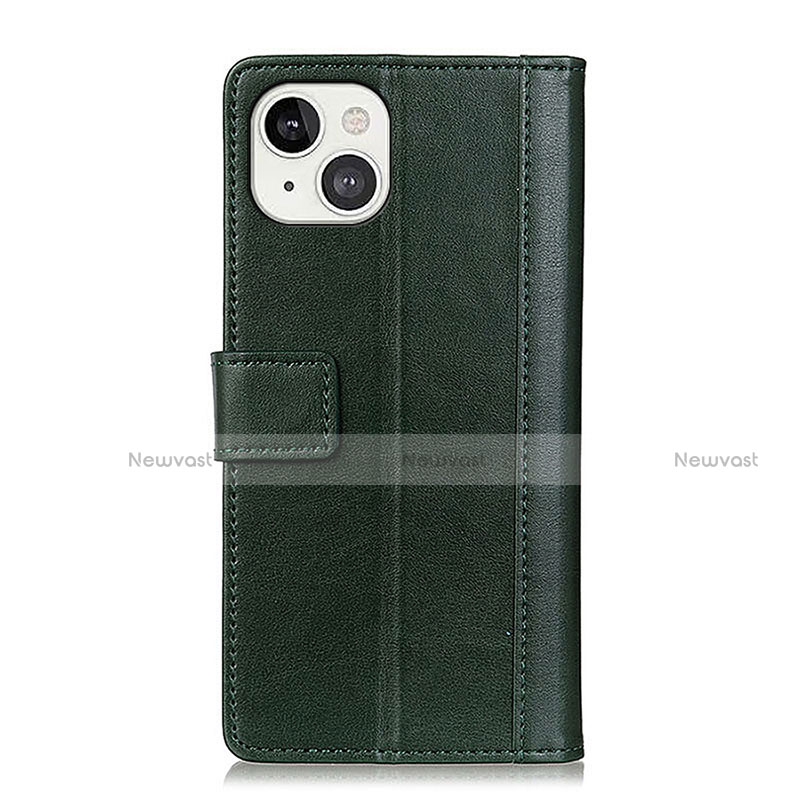 Leather Case Stands Flip Cover L28 Holder for Apple iPhone 15