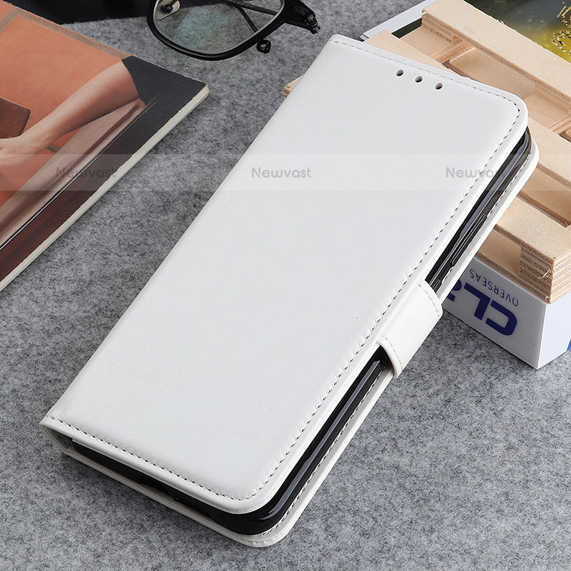 Leather Case Stands Flip Cover M07L Holder for Xiaomi Mi 12 5G White