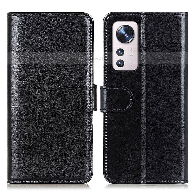 Leather Case Stands Flip Cover M15L Holder for Xiaomi Mi 12S Pro 5G Black