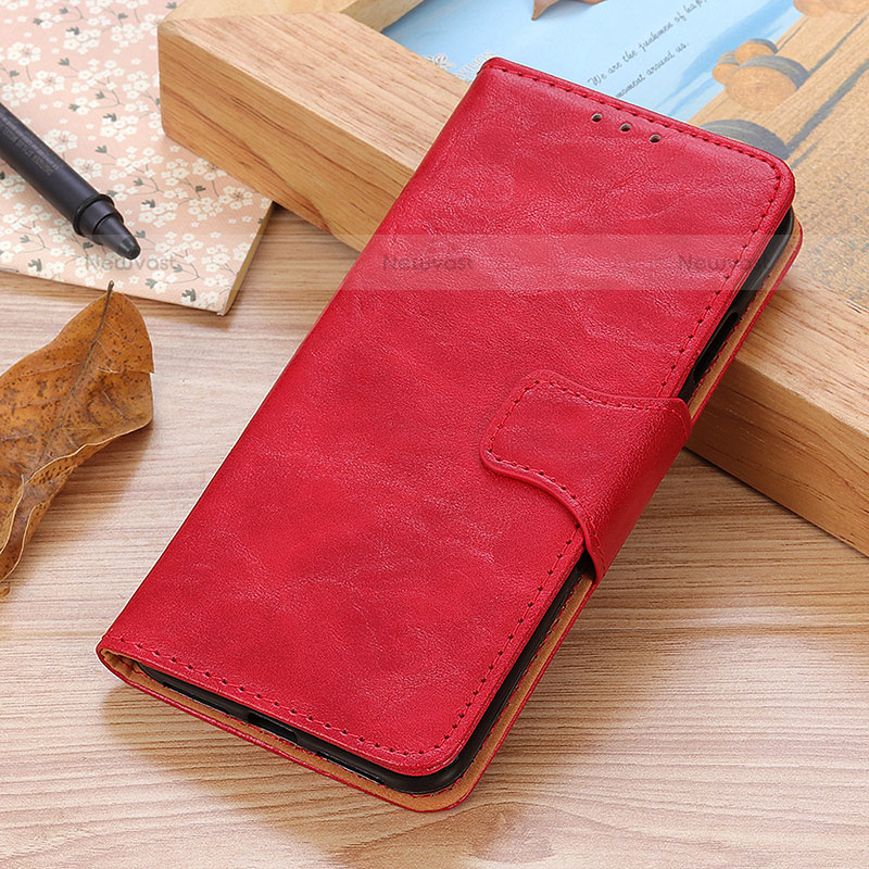 Leather Case Stands Flip Cover M16L Holder for Xiaomi Mi 12 5G Red