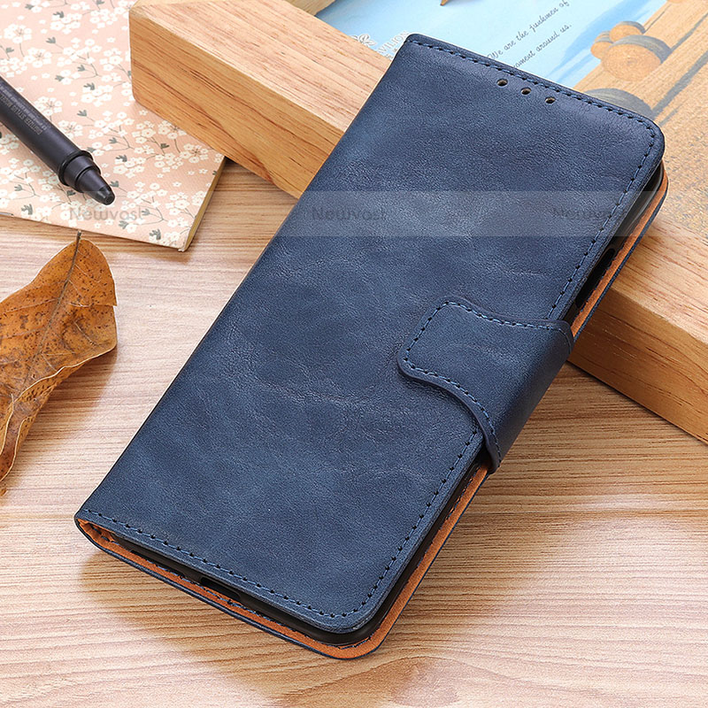 Leather Case Stands Flip Cover M16L Holder for Xiaomi Mi 12S 5G Blue