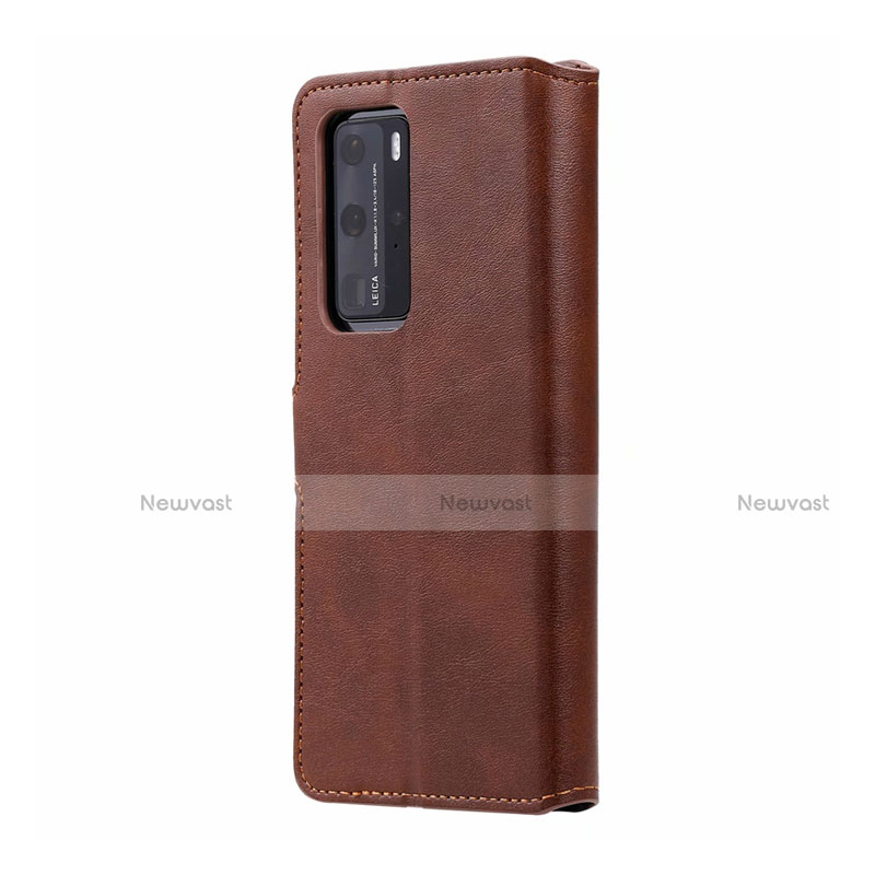 Leather Case Stands Flip Cover N02 Holder for Huawei P40 Pro