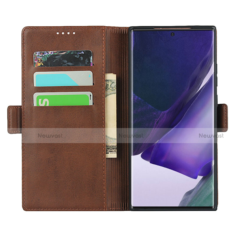 Leather Case Stands Flip Cover N02 Holder for Samsung Galaxy Note 20 Ultra 5G