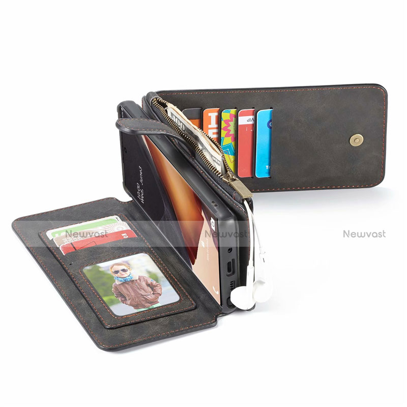 Leather Case Stands Flip Cover N03 Holder for Samsung Galaxy Note 20 5G