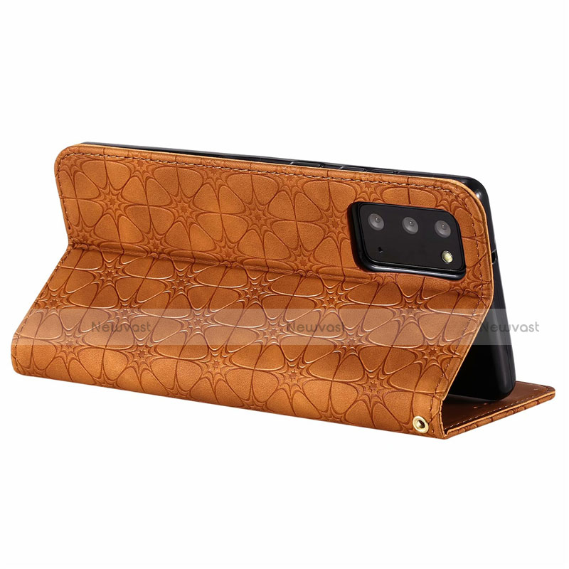 Leather Case Stands Flip Cover N06 Holder for Samsung Galaxy Note 20 5G