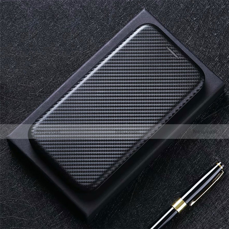 Leather Case Stands Flip Cover N07 Holder for Samsung Galaxy Note 20 Ultra 5G Black