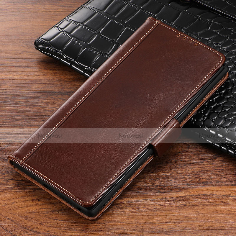 Leather Case Stands Flip Cover P01 Holder for Samsung Galaxy Note 10 5G