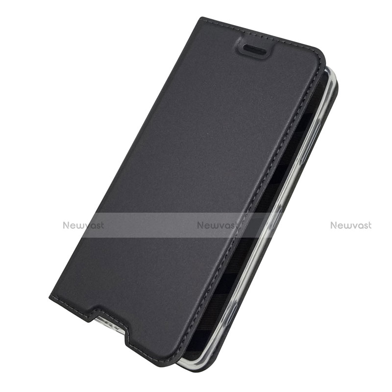 Leather Case Stands Flip Cover P01 Holder for Sony Xperia XZ2 Compact