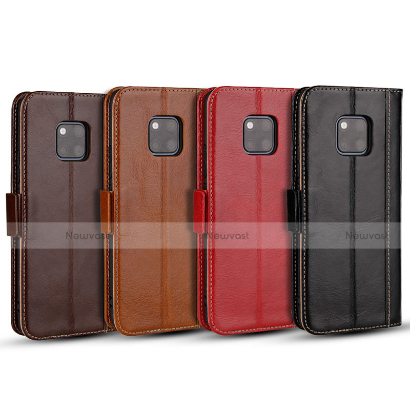 Leather Case Stands Flip Cover P03 Holder for Huawei Mate 20 Pro