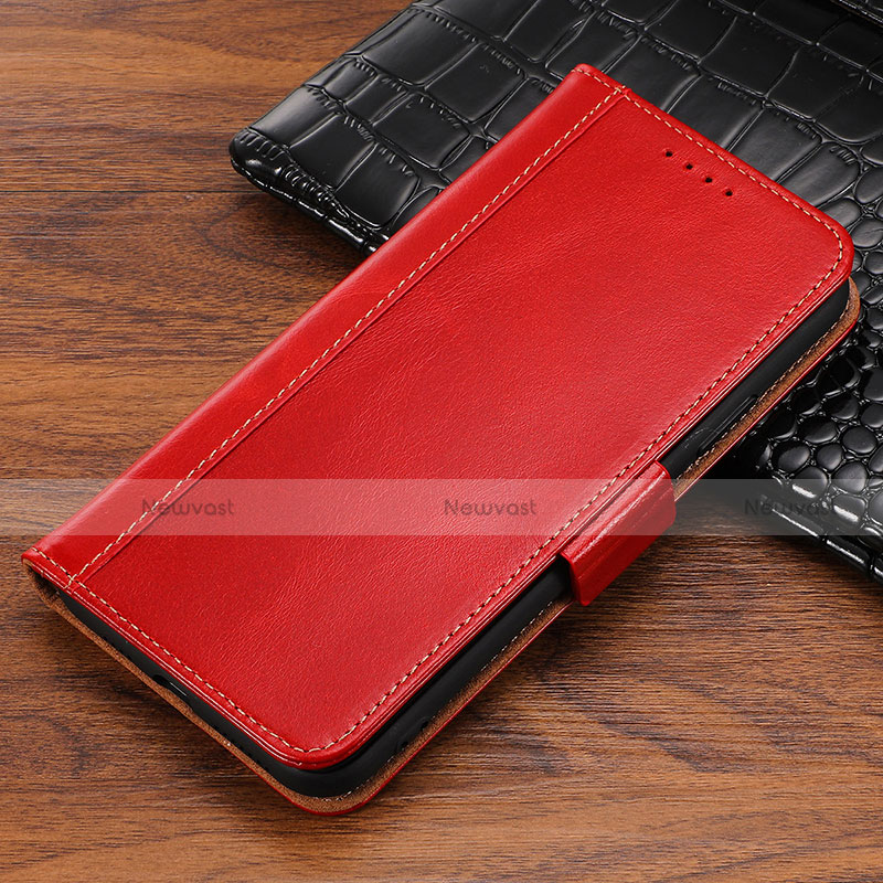 Leather Case Stands Flip Cover P04 Holder for Apple iPhone Xs Red