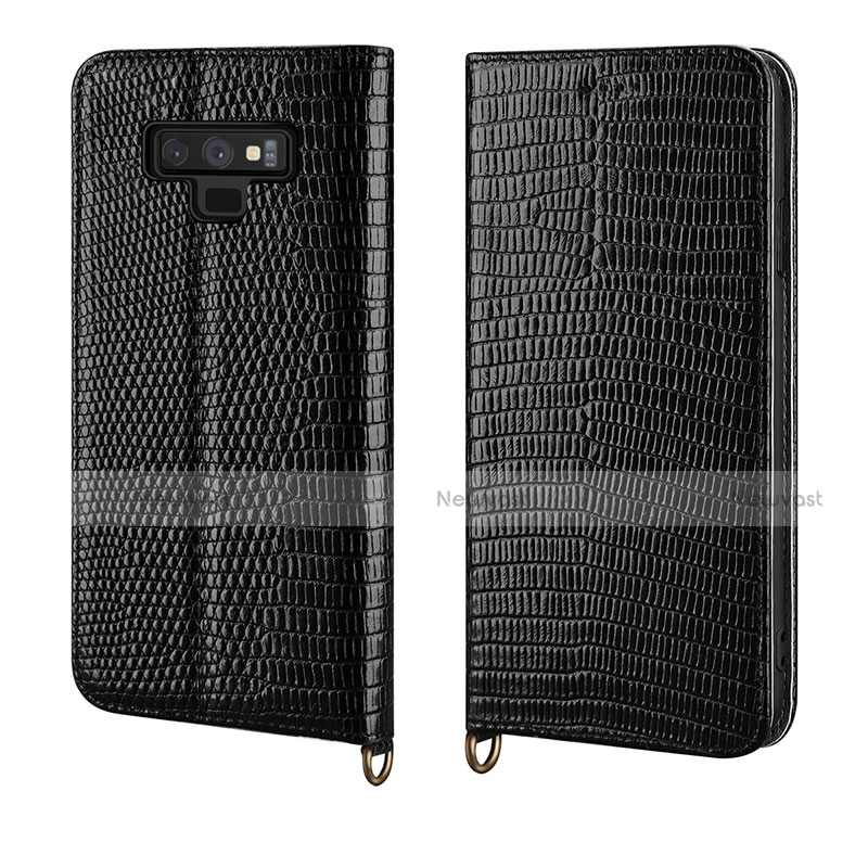 Leather Case Stands Flip Cover P04 Holder for Samsung Galaxy Note 9