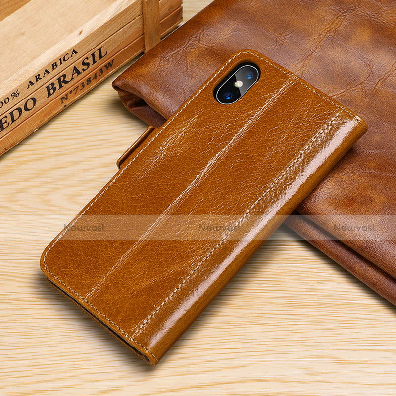 Leather Case Stands Flip Cover P05 Holder for Apple iPhone X