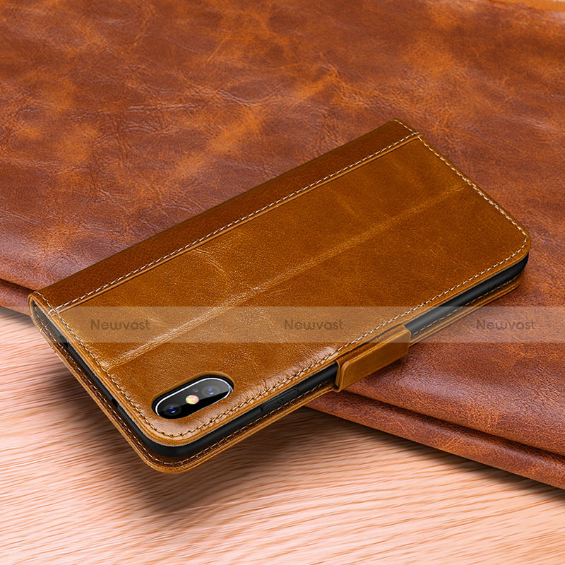 Leather Case Stands Flip Cover P05 Holder for Apple iPhone Xs Max