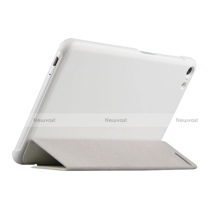 Leather Case Stands Flip Cover R01 for Huawei MediaPad T2 Pro 7.0 PLE-703L White