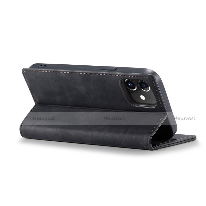 Leather Case Stands Flip Cover T01 Holder for Apple iPhone 12