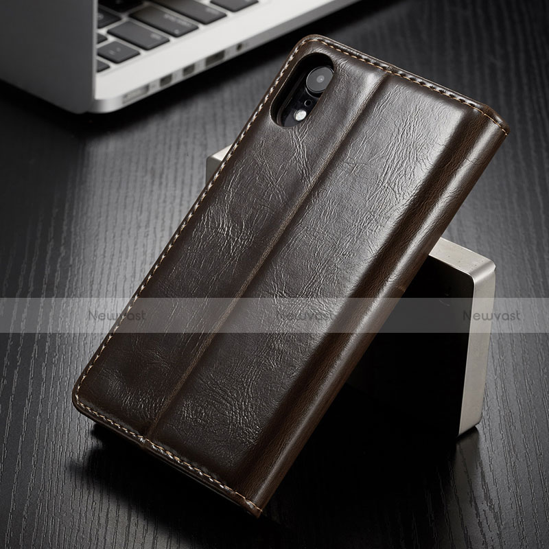 Leather Case Stands Flip Cover T01 Holder for Apple iPhone XR