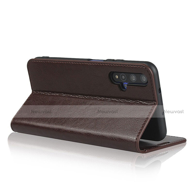 Leather Case Stands Flip Cover T01 Holder for Huawei Honor 20S