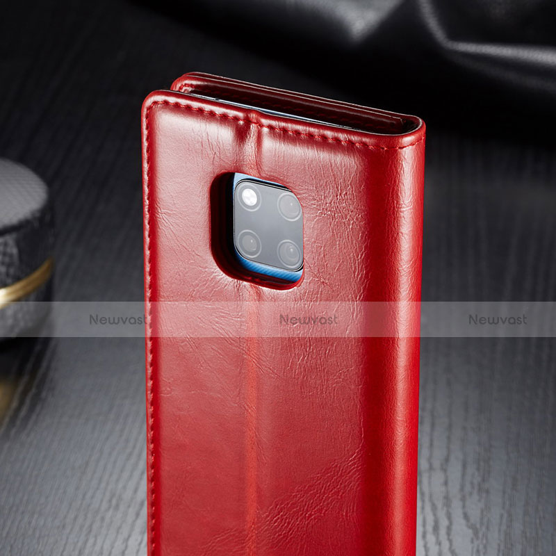 Leather Case Stands Flip Cover T01 Holder for Huawei Mate 20 Pro