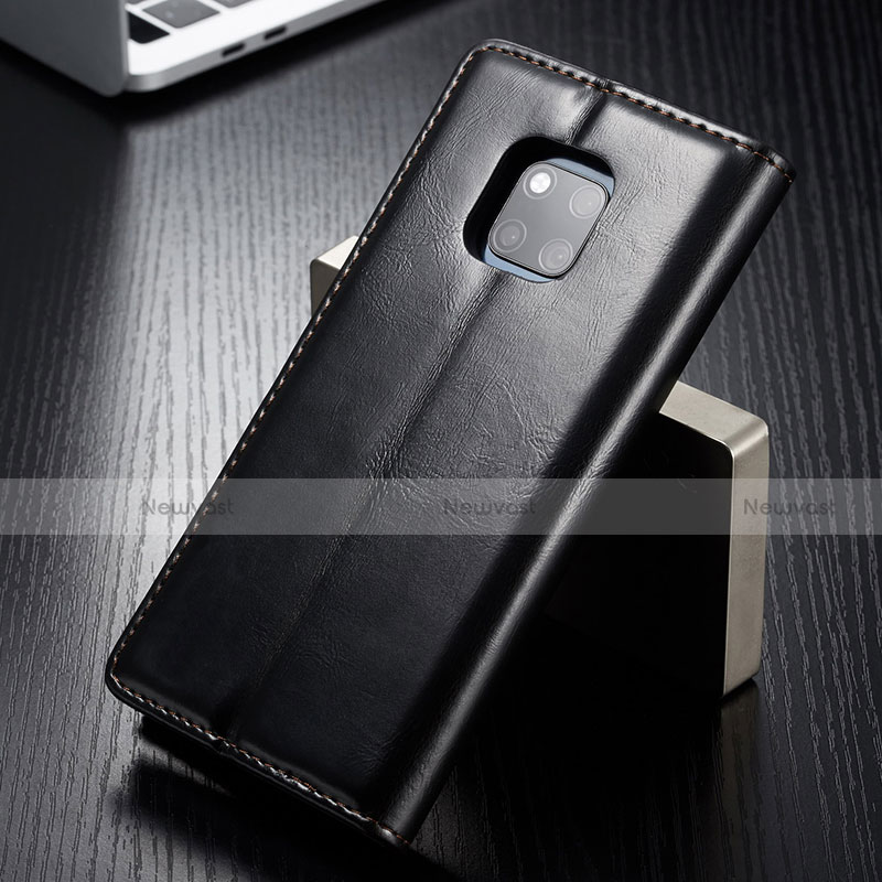 Leather Case Stands Flip Cover T01 Holder for Huawei Mate 20 Pro