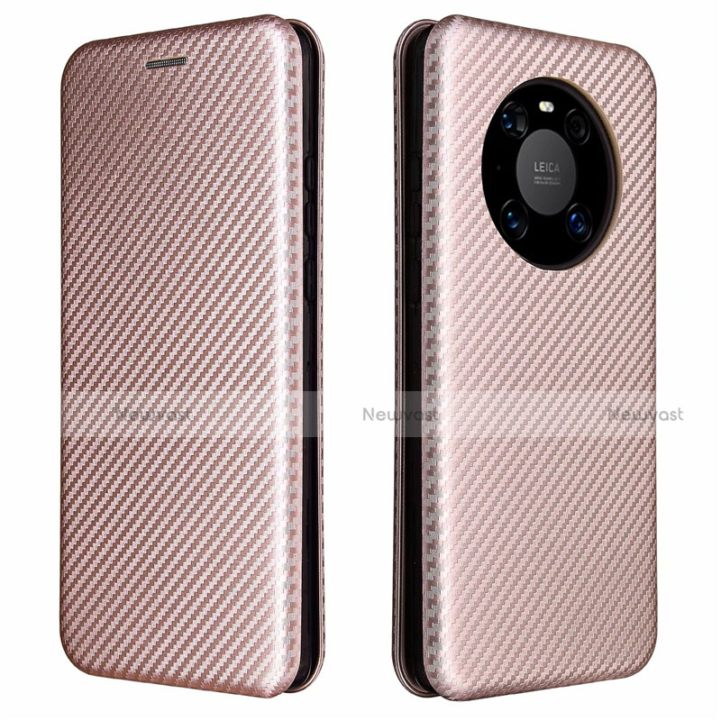 Leather Case Stands Flip Cover T01 Holder for Huawei Mate 40 Pro