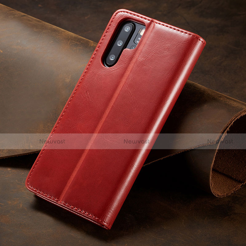 Leather Case Stands Flip Cover T01 Holder for Huawei P30 Pro