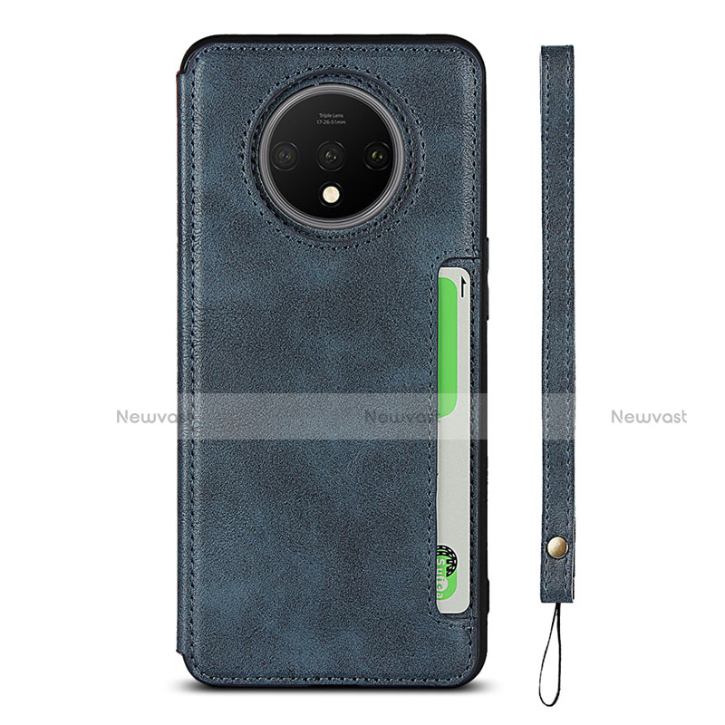 Leather Case Stands Flip Cover T01 Holder for OnePlus 7T