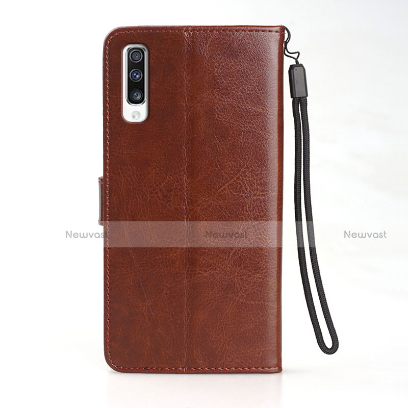 Leather Case Stands Flip Cover T01 Holder for Samsung Galaxy A70S