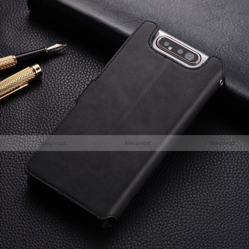 Leather Case Stands Flip Cover T01 Holder for Samsung Galaxy A90 4G