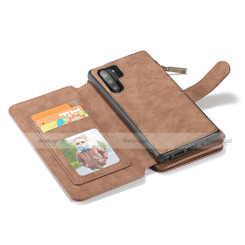 Leather Case Stands Flip Cover T01 Holder for Samsung Galaxy Note 10 Plus 5G