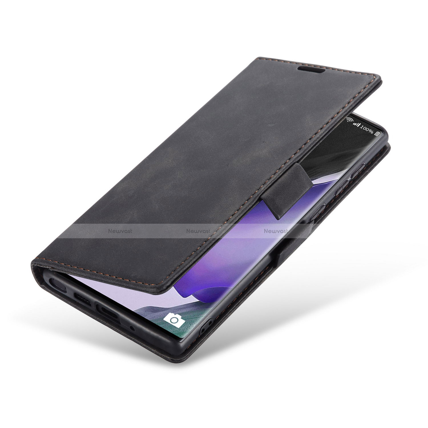 Leather Case Stands Flip Cover T01 Holder for Samsung Galaxy Note 20 Ultra 5G