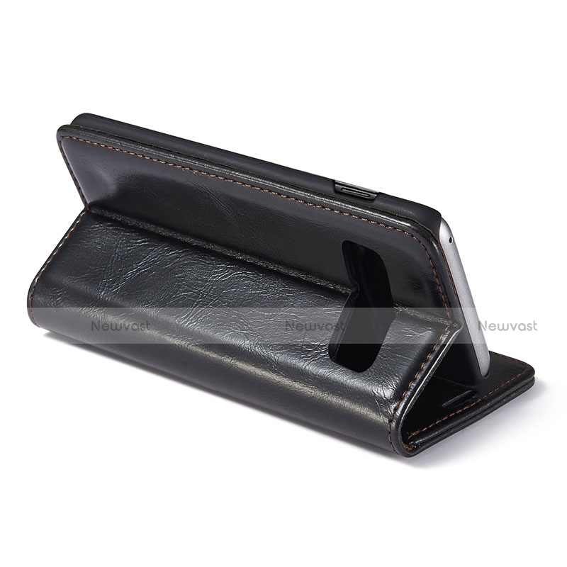 Leather Case Stands Flip Cover T01 Holder for Samsung Galaxy S10 Plus