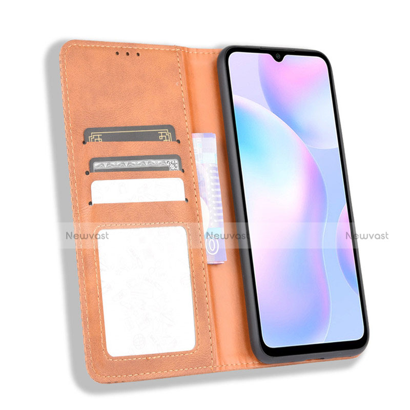 Leather Case Stands Flip Cover T01 Holder for Xiaomi Redmi 9A