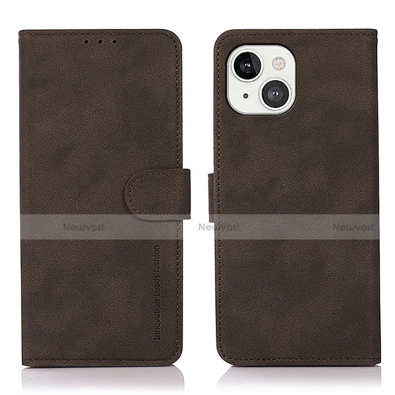 Leather Case Stands Flip Cover T02 Holder for Apple iPhone 13 Mini