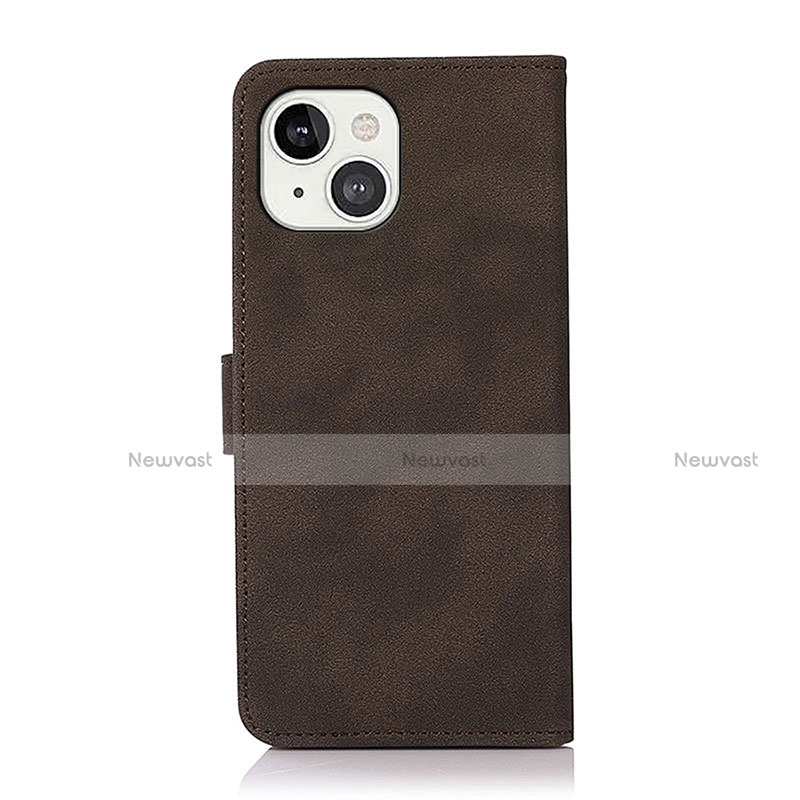 Leather Case Stands Flip Cover T02 Holder for Apple iPhone 14