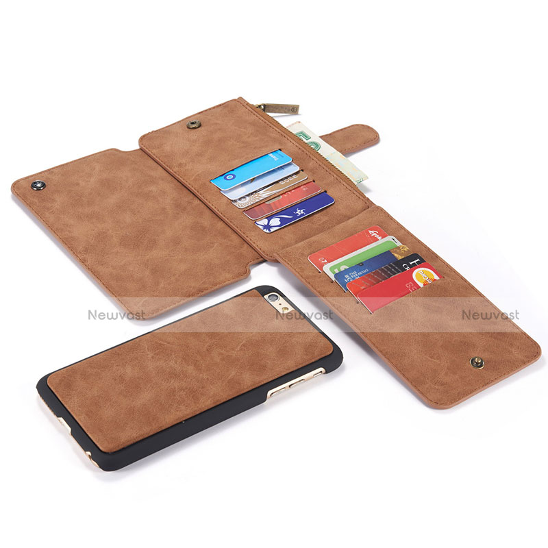 Leather Case Stands Flip Cover T02 Holder for Apple iPhone 6