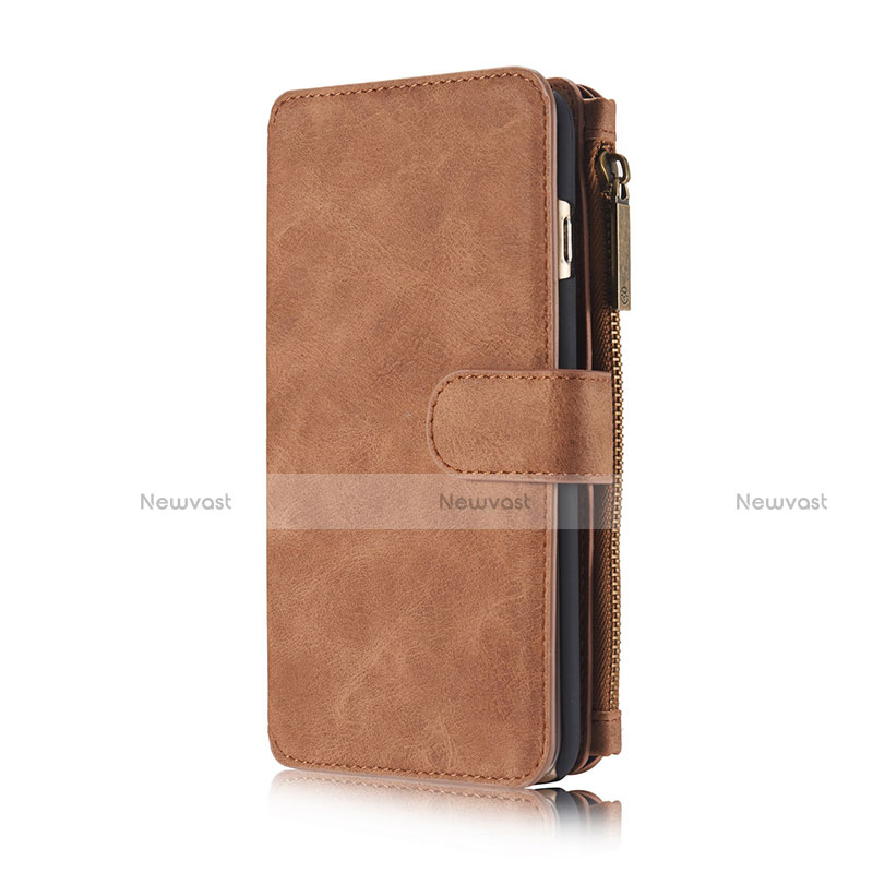 Leather Case Stands Flip Cover T02 Holder for Apple iPhone 6 Plus