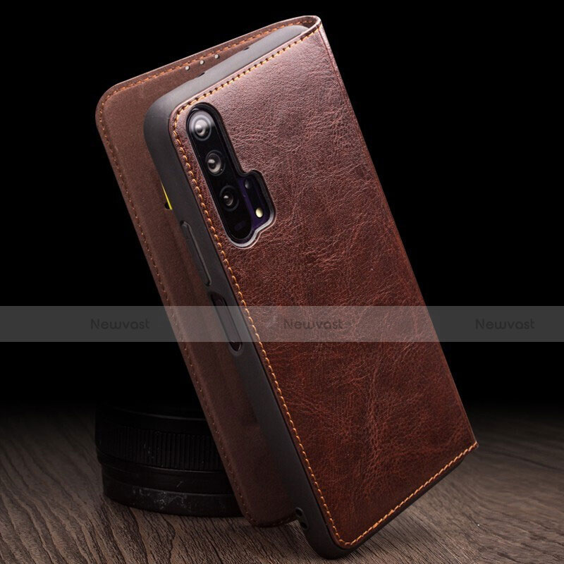 Leather Case Stands Flip Cover T02 Holder for Huawei Honor 20 Pro