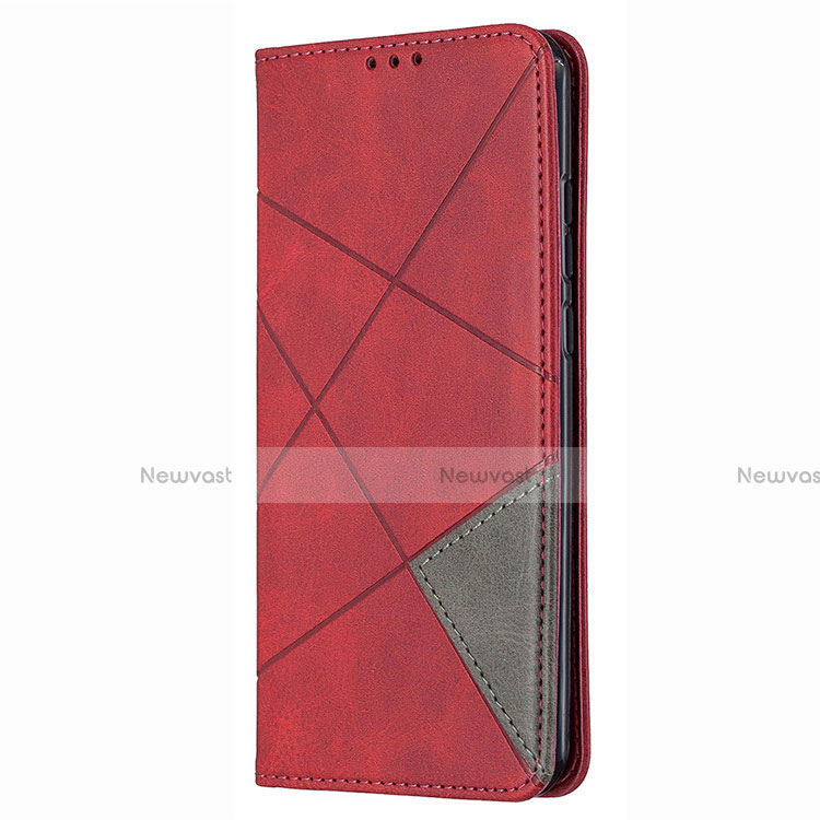 Leather Case Stands Flip Cover T02 Holder for Huawei Nova Lite 3 Plus Red