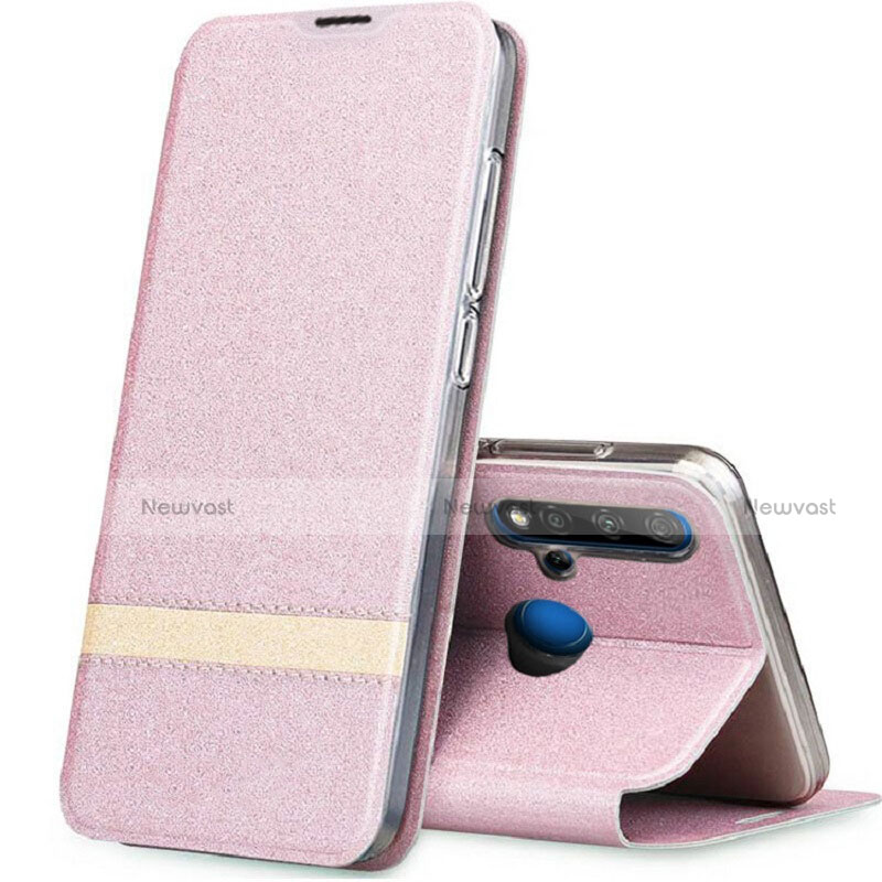 Leather Case Stands Flip Cover T02 Holder for Huawei P20 Lite (2019)