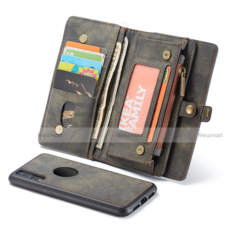 Leather Case Stands Flip Cover T02 Holder for Huawei P20 Lite